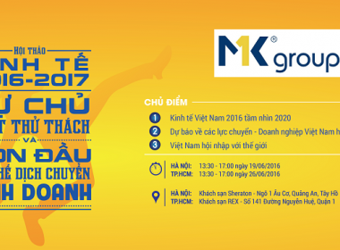 MK Group hân hạnh tài trợ Hội thảo Kinh tế 2016-2017 - Máy in thẻ nhựa, máy dập nổi, đầu đọc thẻ nhựa