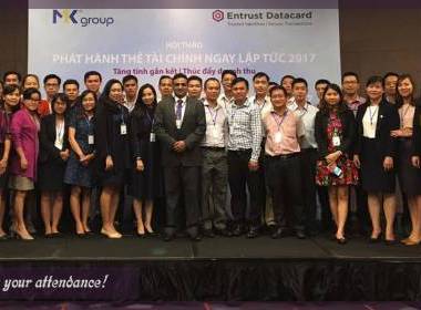 MK GROUP TỔ CHỨC THÀNH CÔNG HỘI THẢO GIẢI PHÁP PHÁT HÀNH NGAY LẬP TỨC - Máy in thẻ nhựa, máy dập nổi, đầu đọc thẻ nhựa