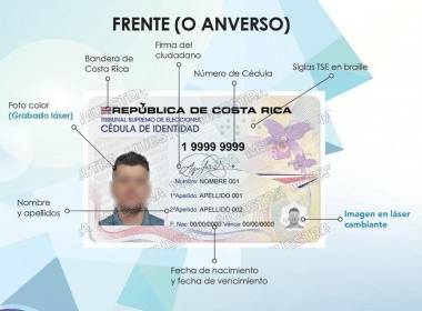 Costa Rica ra mắt mẫu thẻ căn cước mới nâng cao bảo mật - Máy in thẻ nhựa, máy dập nổi, đầu đọc thẻ nhựa
