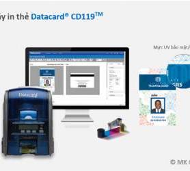 Máy in thẻ nhựa ID Datacard® CD119 với UV bảo mật - Máy in thẻ nhựa, máy dập nổi, đầu đọc thẻ nhựa