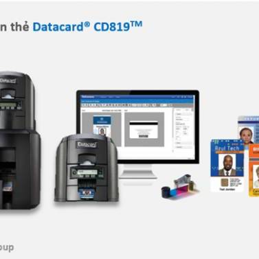 Máy in thẻ nhựa ID Entrust® CD819 với bảo mật cao - Máy in thẻ nhựa, máy dập nổi, đầu đọc thẻ nhựa