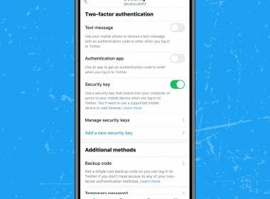 Twitter hỗ trợ xác thực 2 yếu tố với khóa bảo mật - Máy in thẻ nhựa, máy dập nổi, đầu đọc thẻ nhựa